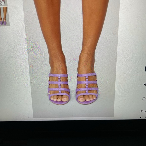 FashionNova all at once heeled sandals. US 8 - Picture 7 of 9